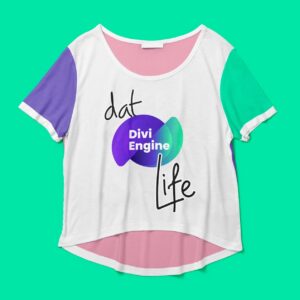 Dat Divi Engine Life Crop-top (3-Tone) (Copy)